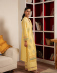 3 Piece Embroidered Lawn Suit Unstitched Summer - 25