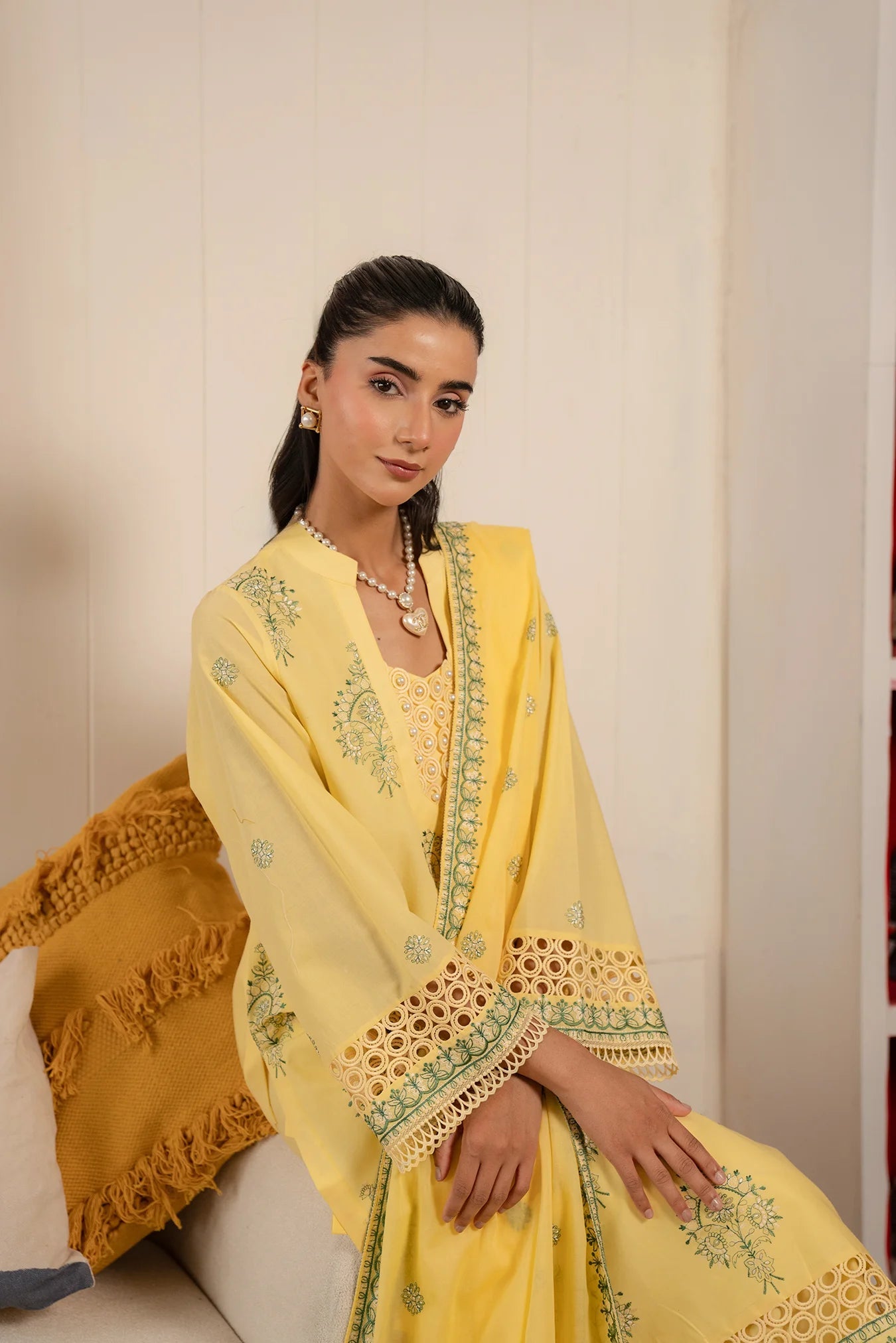 3 Piece Embroidered Lawn Suit Unstitched Summer - 25