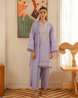 3 Piece Embroidered Lawn Suit Unstitched Summer - 25