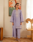 3 Piece Embroidered Lawn Suit Unstitched Summer - 25