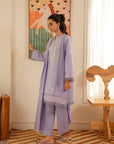 3 Piece Embroidered Lawn Suit Unstitched Summer - 25