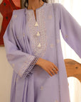 3 Piece Embroidered Lawn Suit Unstitched Summer - 25