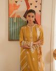 3 Piece Embroidered Jacquard Suit Unstitched Summer - 25