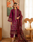3 Piece Embroidered Lawn Suit Unstitched Summer - 25