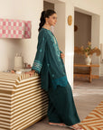 3 Piece Embroidered Raw Silk Suit Unstitched Summer - 25