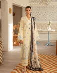 3 Piece Embroidered Lawn Suit Unstitched Summer - 25