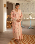 3 Piece Embroidered Lawn Suit Unstitched Summer - 25