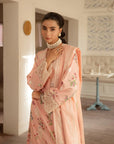 3 Piece Embroidered Lawn Suit Unstitched Summer - 25