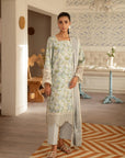 3 Piece Embroidered Lawn Suit Unstitched Summer - 25