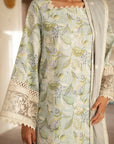 3 Piece Embroidered Lawn Suit Unstitched Summer - 25
