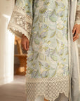 3 Piece Embroidered Lawn Suit Unstitched Summer - 25