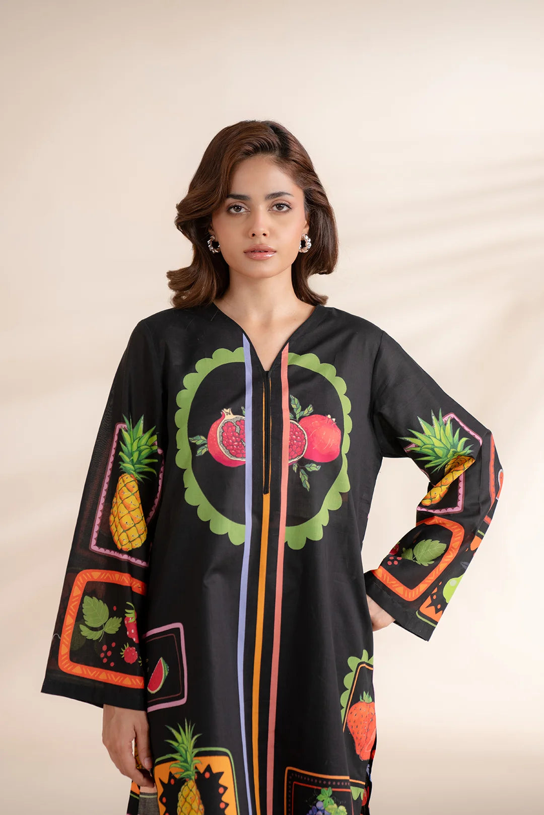 1 Piece Printed Lawn Shirt Pret SS - 25