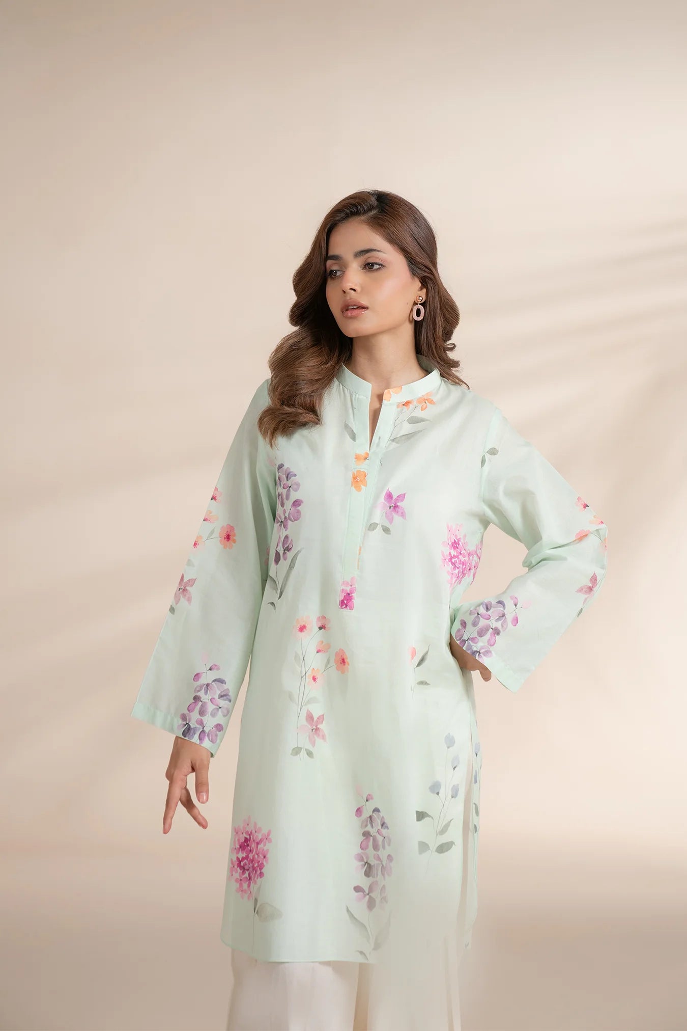 1 Piece Printed Lawn Shirt Pret SS - 25