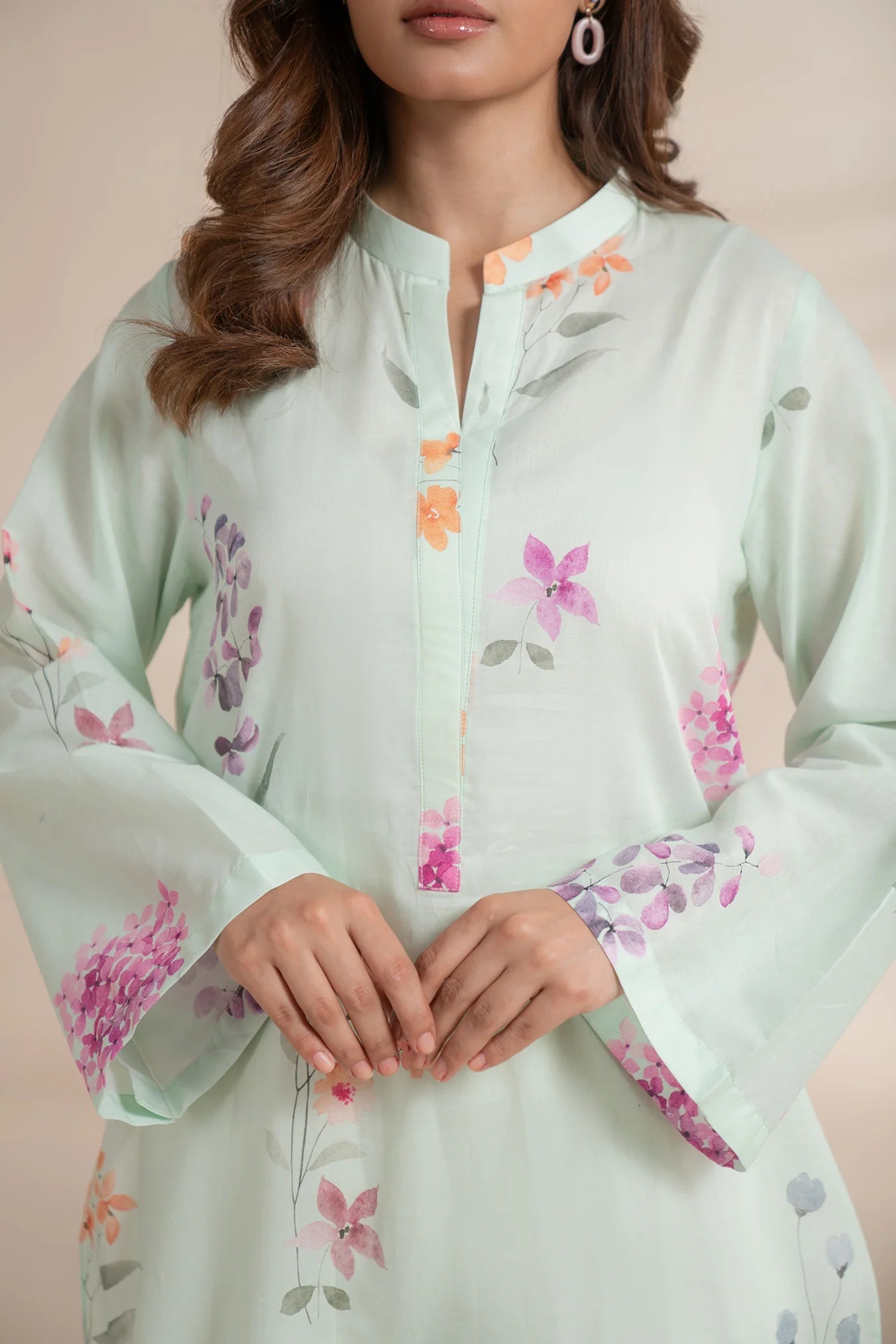 1 Piece Printed Lawn Shirt Pret SS - 25