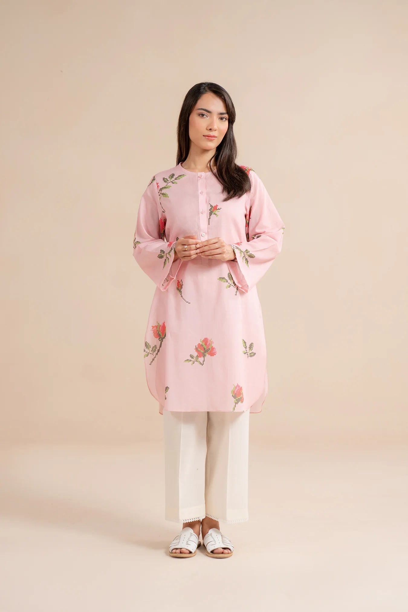1 Piece Printed Lawn Shirt Pret SS - 25