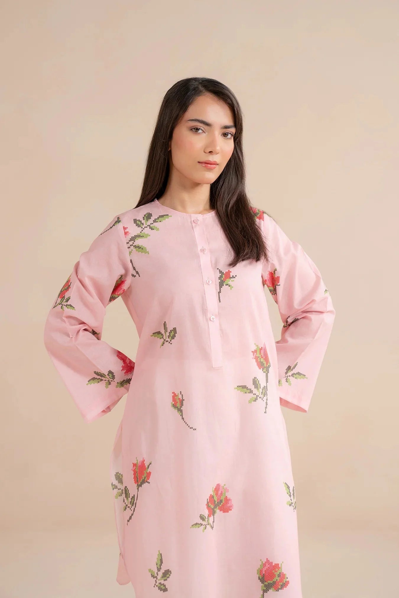 1 Piece Printed Lawn Shirt Pret SS - 25