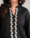2 Piece Embroidered Cambric Suit