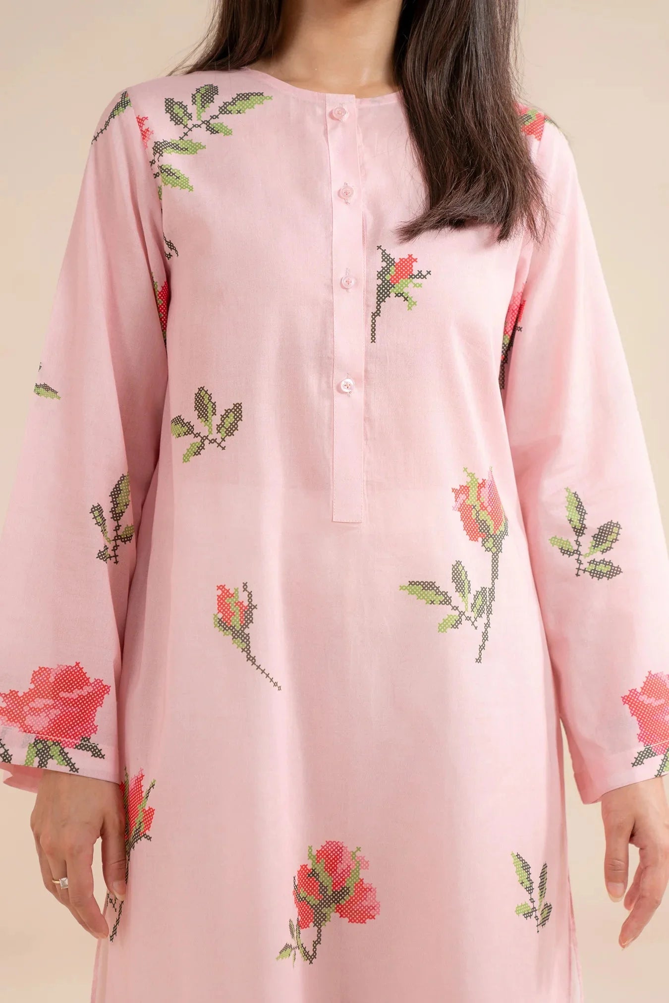 1 Piece Printed Lawn Shirt Pret SS - 25