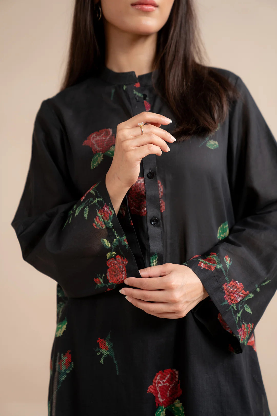 1 Piece Printed Lawn Shirt Pret SS - 25