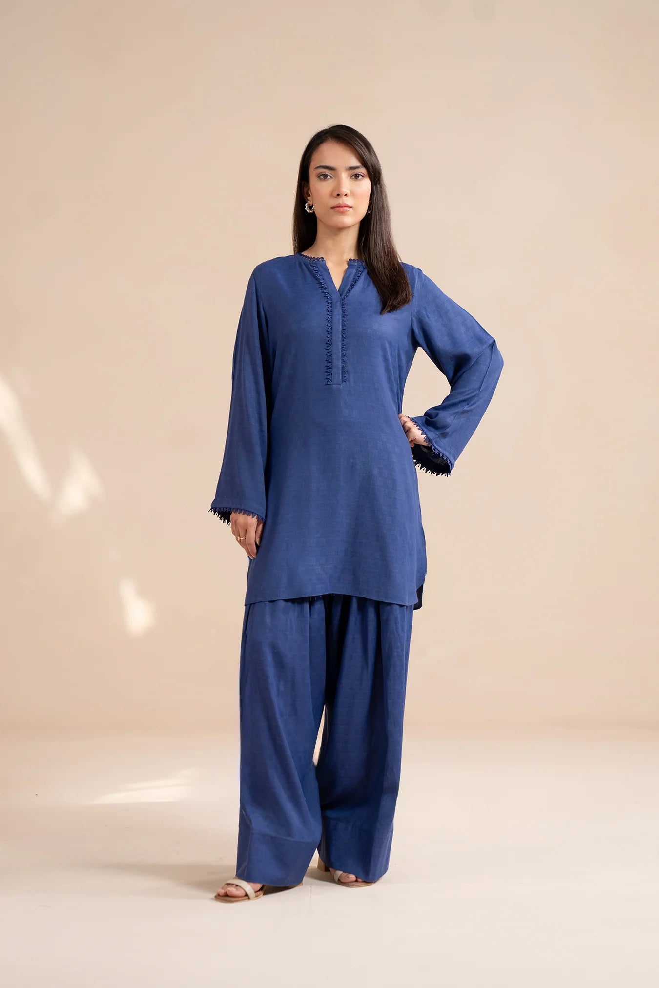 2 Piece Solid Suit Pret SS - 25