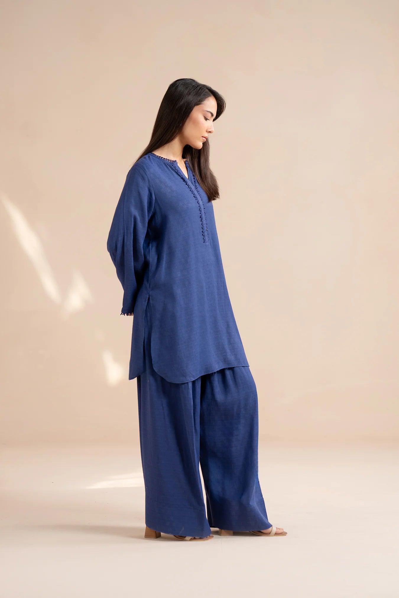 2 Piece Solid Suit Pret SS - 25