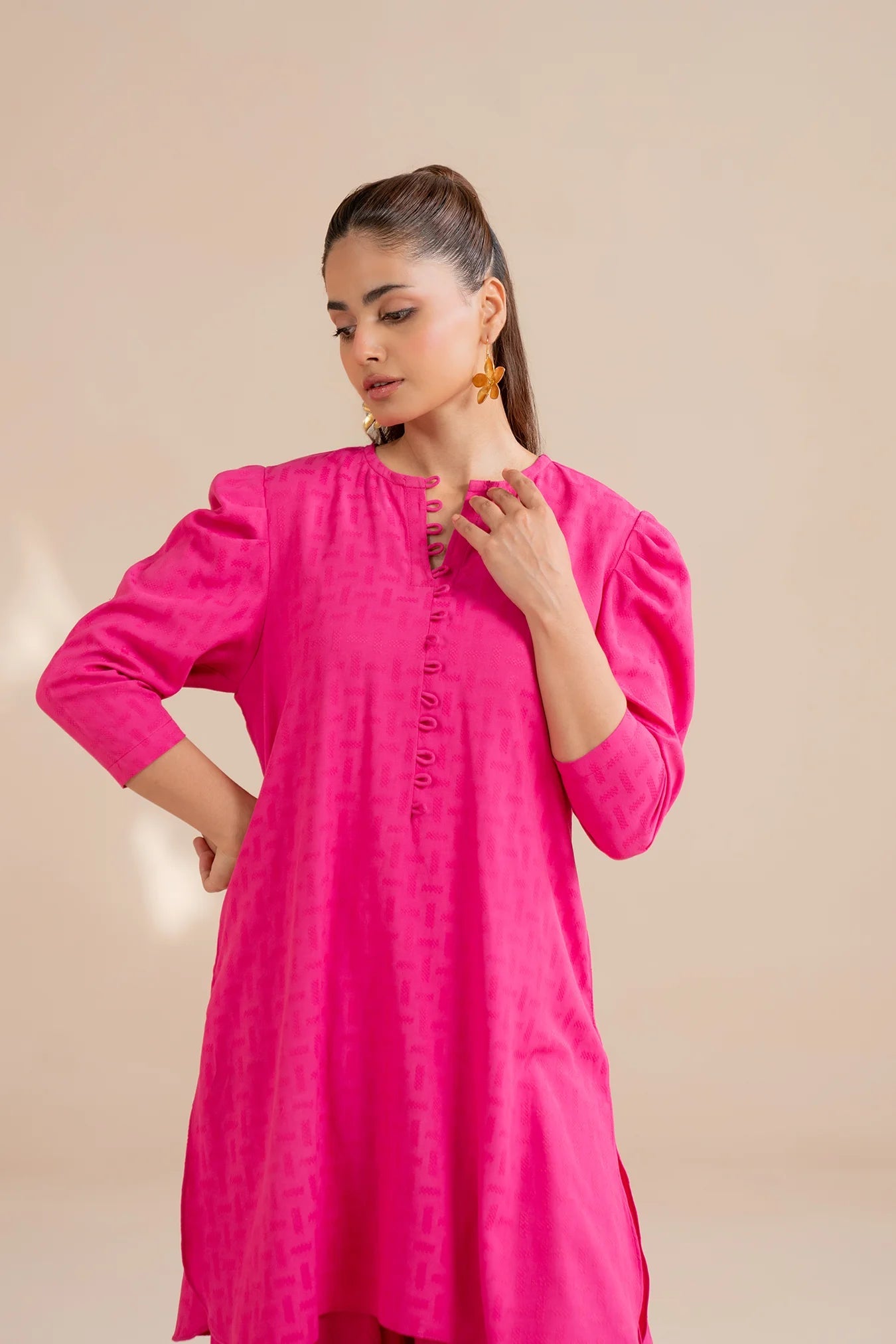 2 Piece Solid Suit Pret SS - 25