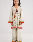 2 Piece Printed Cambric Suit