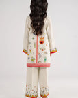 2 Piece Printed Cambric Suit