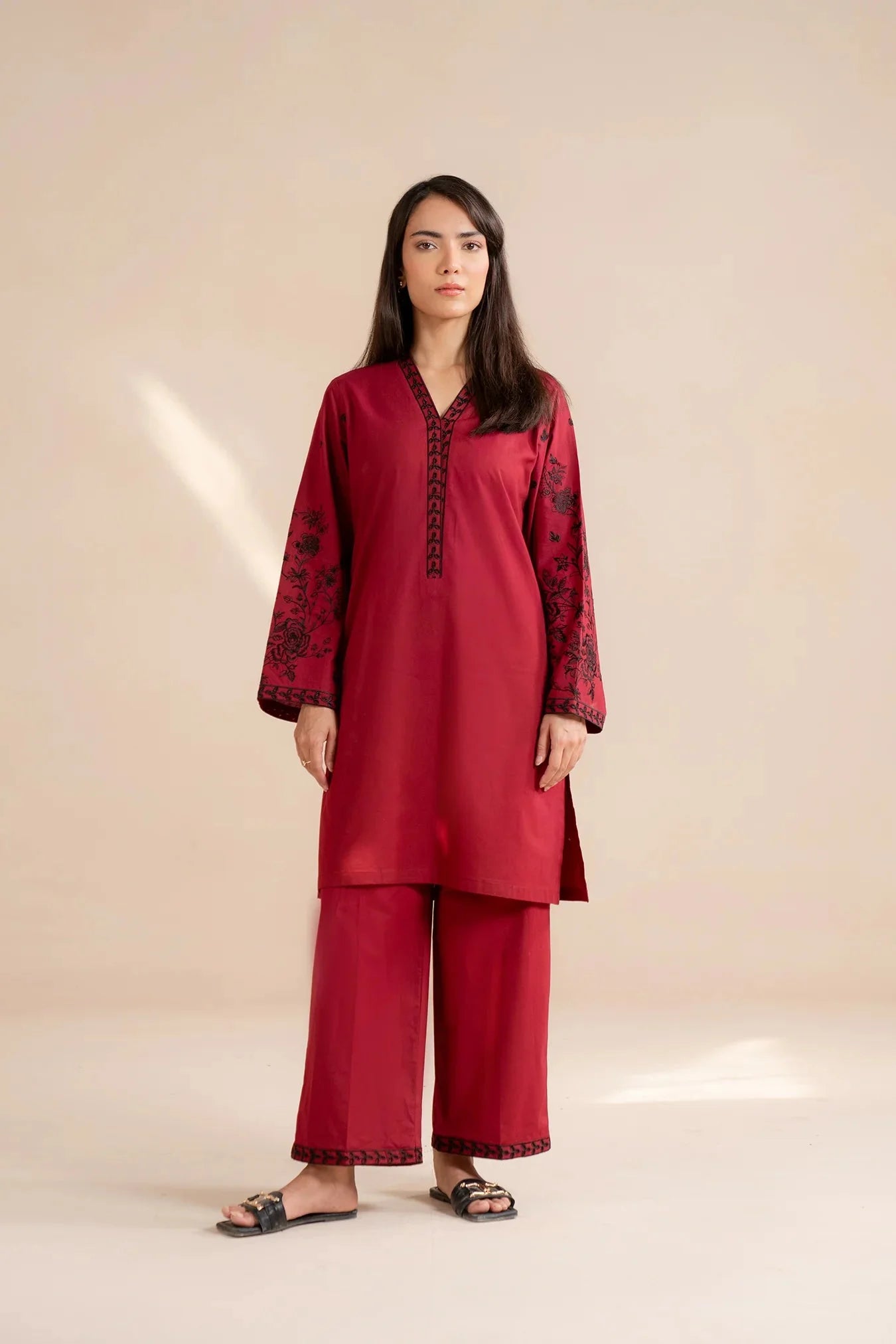 2 Piece Embroidered Lawn Suit Pret SS - 25