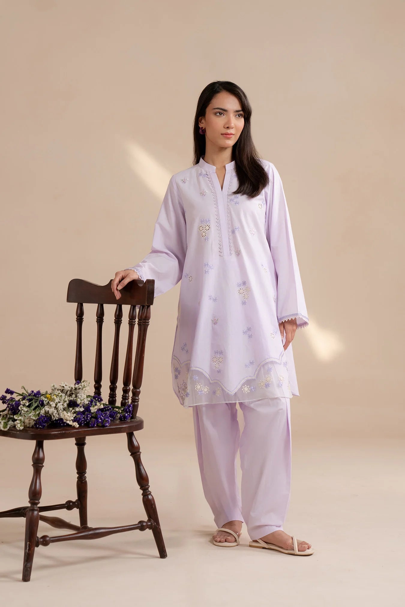 2 Piece Embroidered Lawn Suit Pret SS - 25
