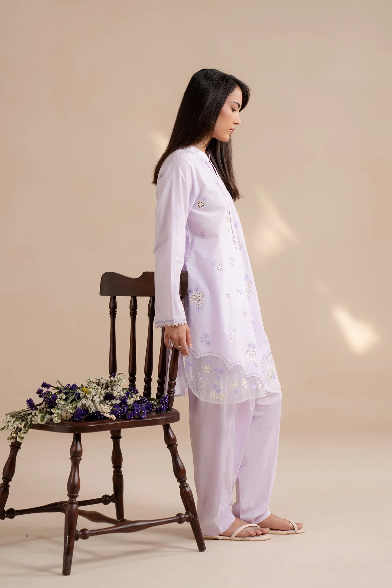 2 Piece Embroidered Lawn Suit Pret SS - 25