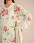 3 Piece Printed Lawn Suit Unstitched - 26