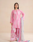 3 Piece Printed Lawn Suit Pret SS - 25