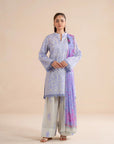 3 Piece Printed Lawn Suit Pret SS - 25