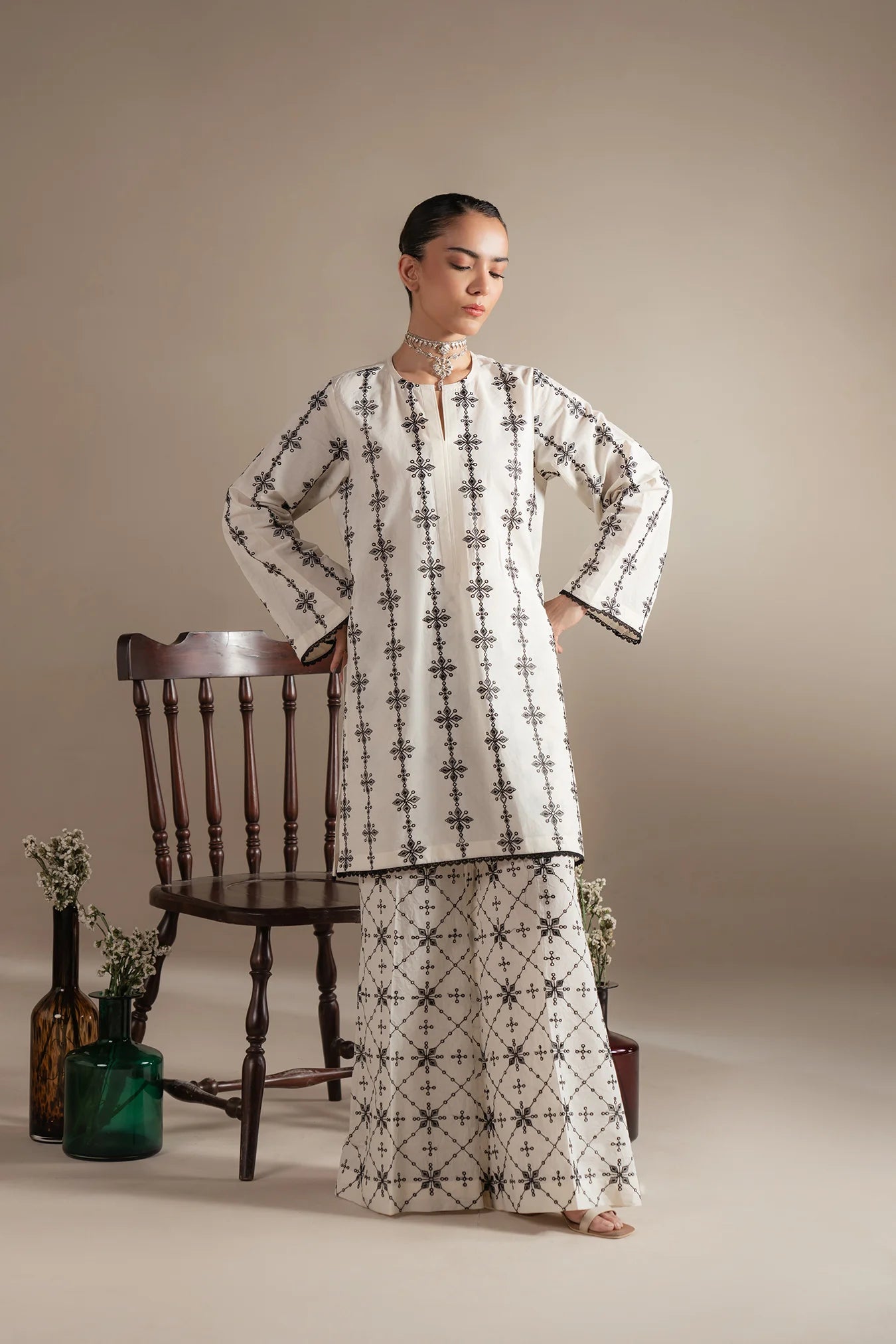 2 Piece Embroidered Lawn Suit Pret SS - 25