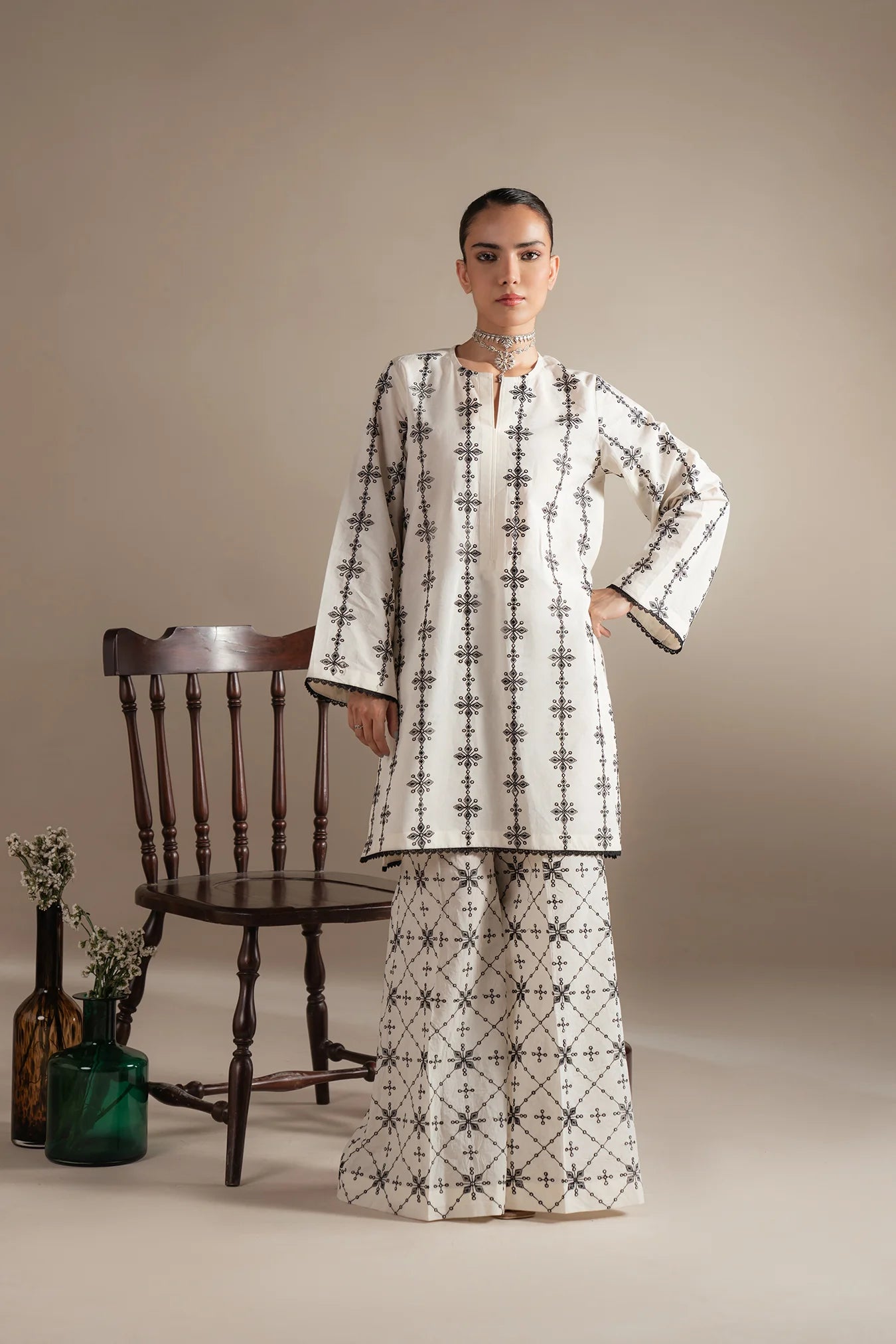 2 Piece Embroidered Lawn Suit Pret SS - 25
