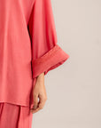 2 Piece Solid Embroidered Suit Pret SS - 26
