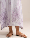 1 Piece Embroidered Raw Silk Kaftan Pret SS - 26