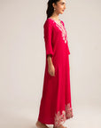 1 Piece Raw Silk Kaftan