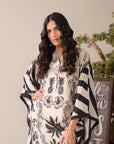 Designer Kaftan Dress in Lawn Fabric – 1 Piece Long Maxi Style for Women