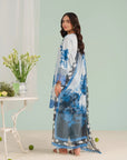 Elegant embroidered lawn 3 piece dress with chiffon dupatta – perfect fashion choice for ladies in Chungi No. 6 Multan
