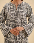 Elegant printed georgette suit for women – casual and formal wear with soft fabric comfort.