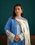 3 Piece Embroidered Lawn Suit Unstitched SS - 25