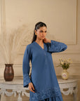 2 Piece Embroidered Suit Pret Fall - 25