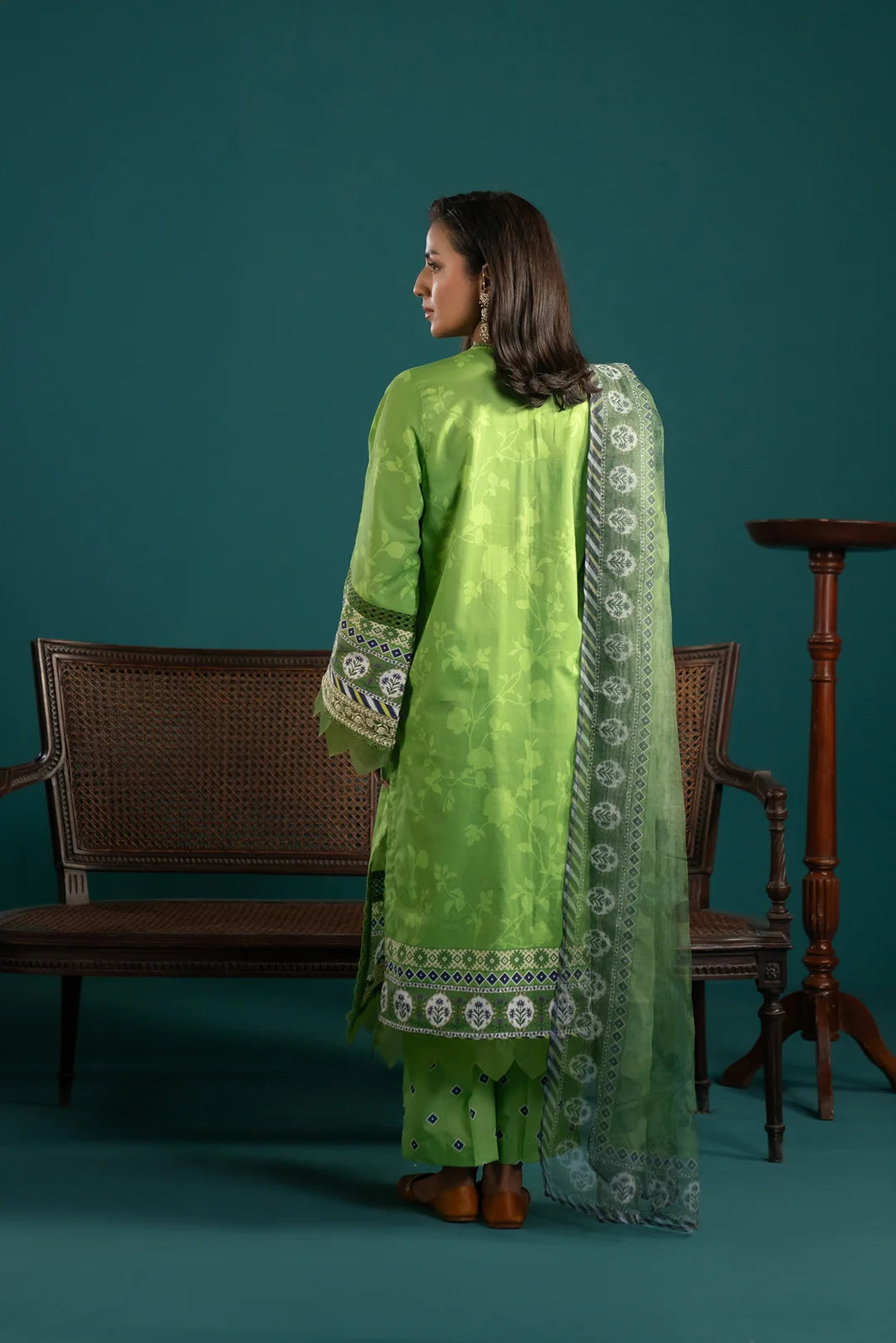 3 Piece Embroidered Lawn Suit Unstitched SS - 25