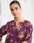 2 Piece Printed Khaddar Suit Pret Winter-24