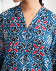 Get 2-Piece Printed Khaddar Suit in Blue – Elegant Design for Everyday Fashion