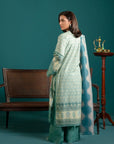 3 Piece Embroidered Lawn Suit Unstitched SS - 25