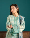 3 Piece Embroidered Lawn Suit Unstitched SS - 25