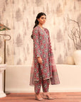 3 Piece Printed Khaddar Suit Pret Winter-24